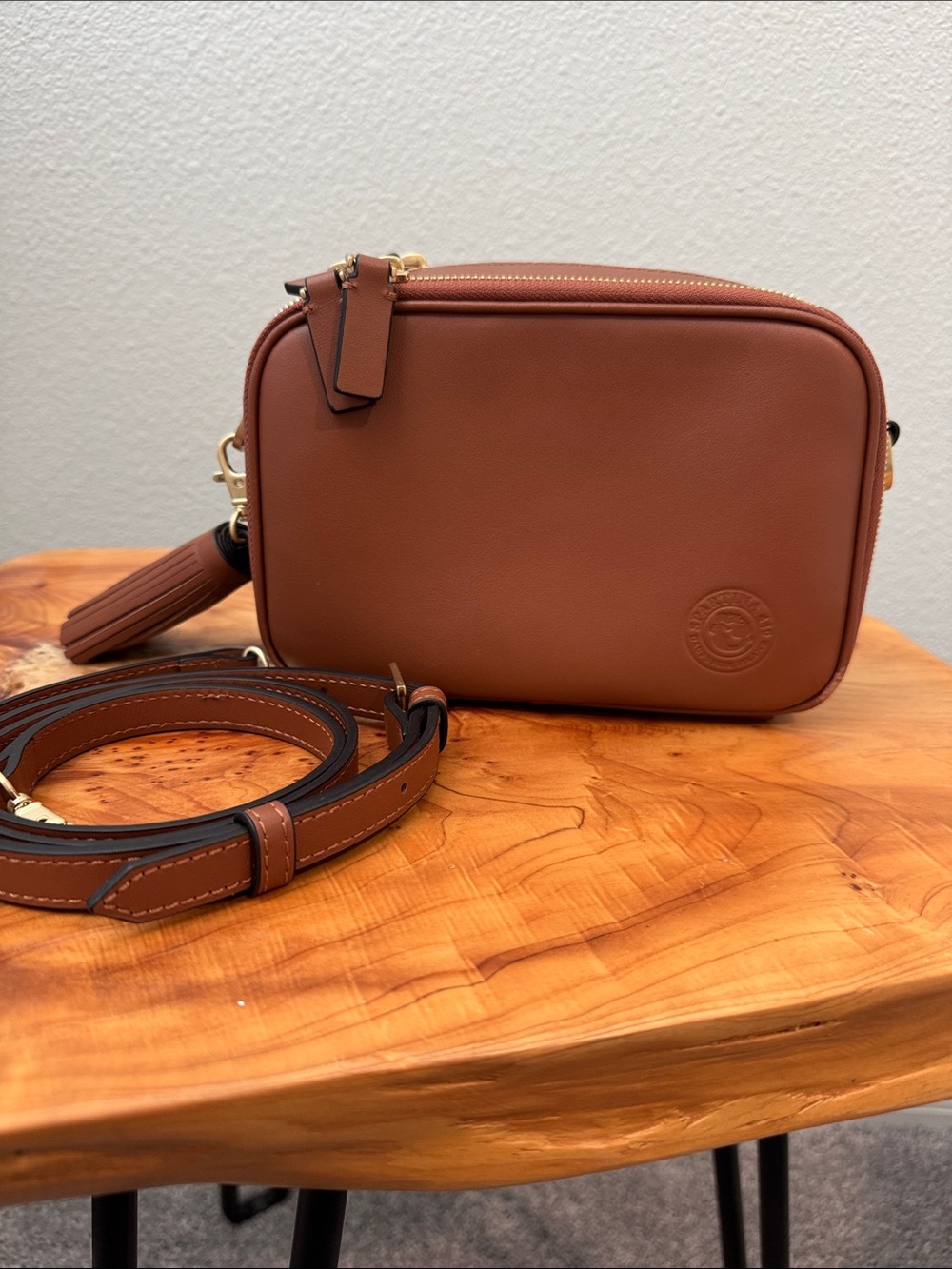 Leather Crossbody Bag in Brown - Classic Everyday Carry